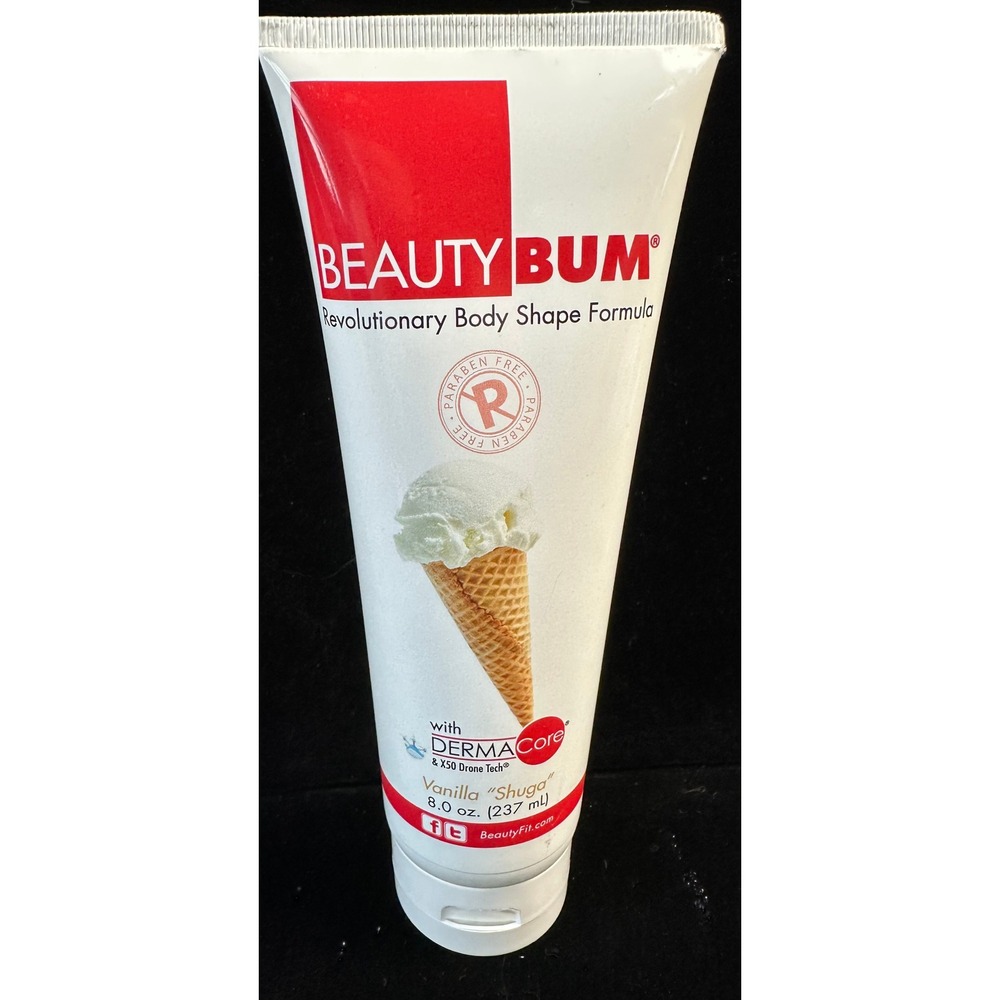 BeautyBum Revolutionary Body‎ Shape Formula Vanilla Shuga 8oz Toning Cream